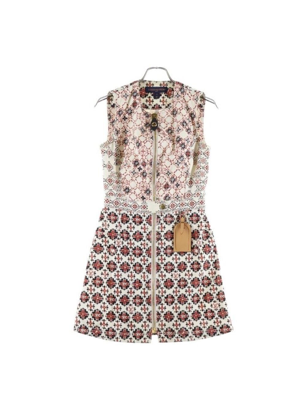 Louis Vuitton Monogram Flower All Over Print Cotton Denim Front Zip Seamless
